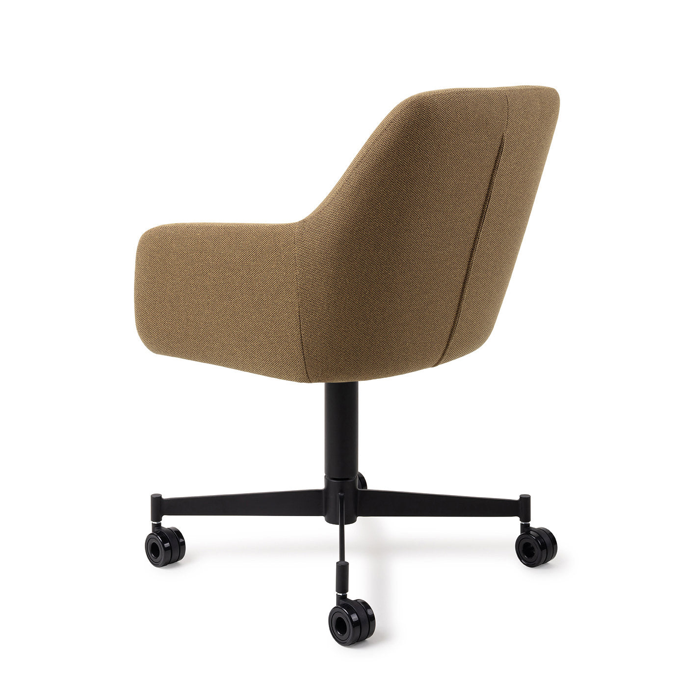 Hiroo Dining Chair Willow Caster Black