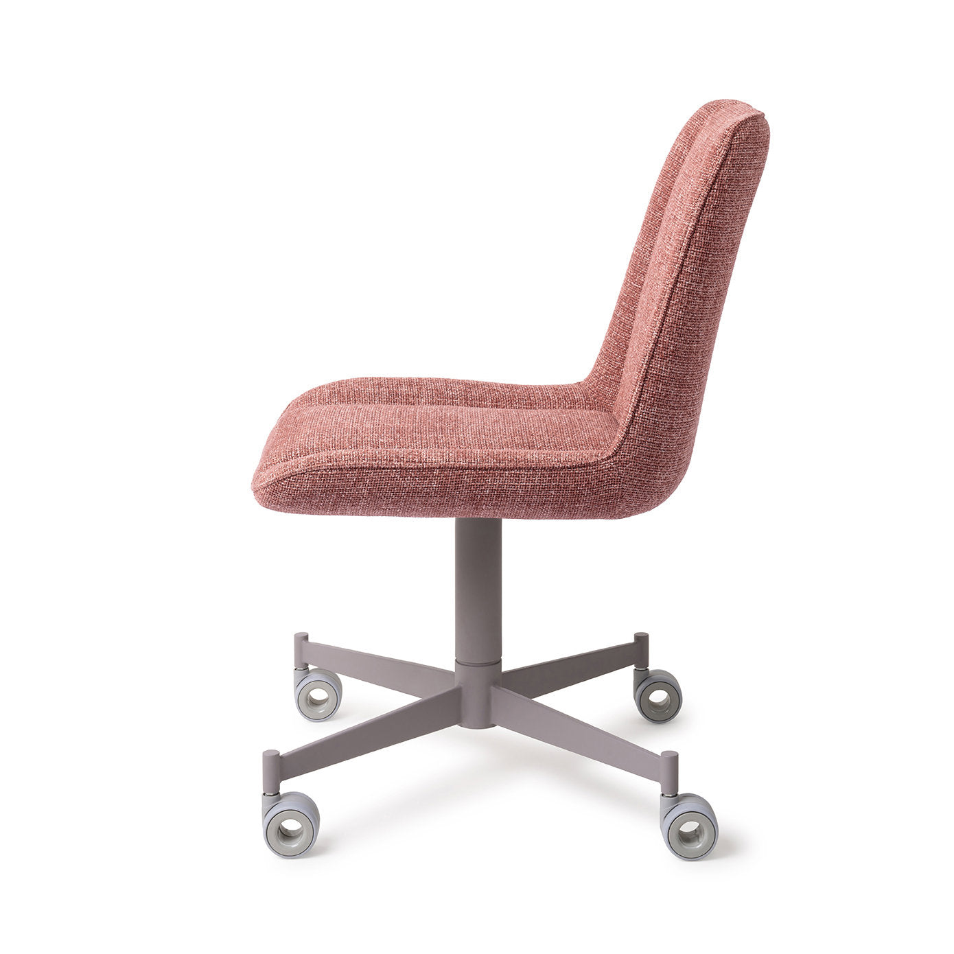 Umedo Dining Chair Scarlet Grain Caster Grey