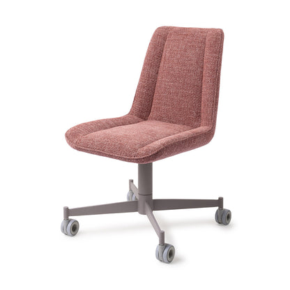 Umedo Dining Chair Scarlet Grain Caster Grey