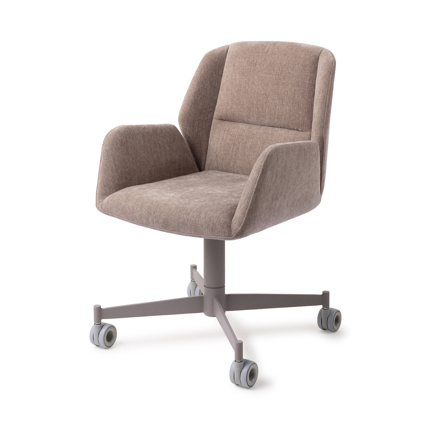 Myoko Dining Chair Greystones Caster Grey