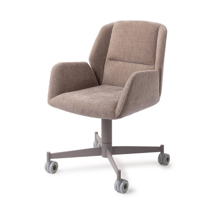 Myoko Dining Chair Greystones Caster Grey