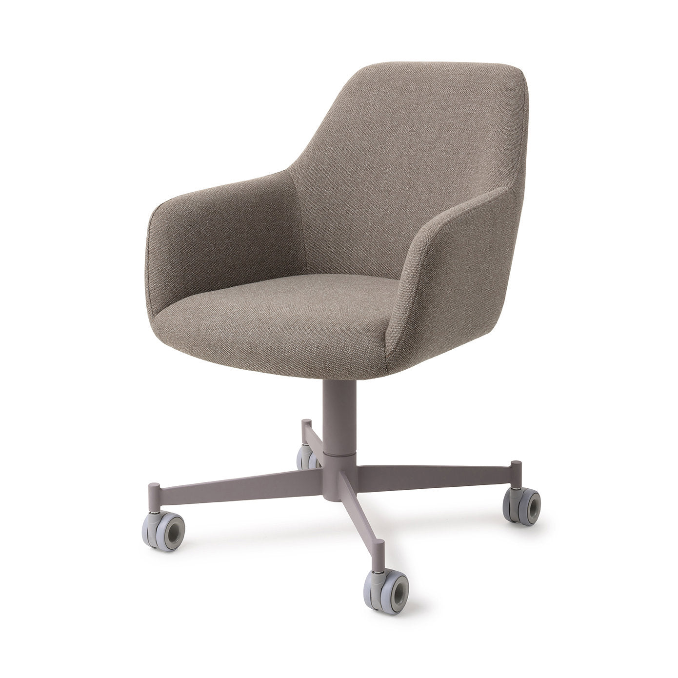 Hiroo Dining Chair Foggy Fusion Caster Grey
