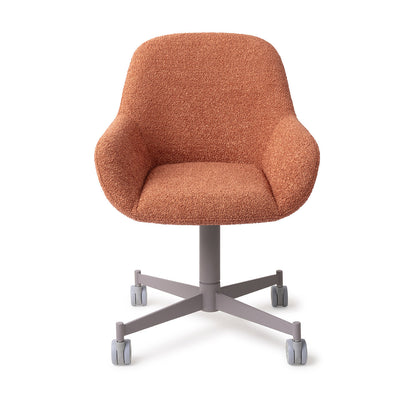 Kushi Dining Chair Amber Autumn Caster Grey