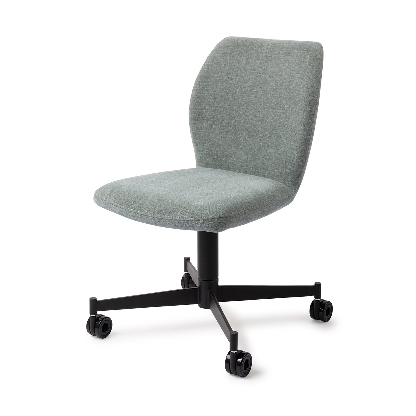 Ikata Dining Chair Breezy Blue Caster Black