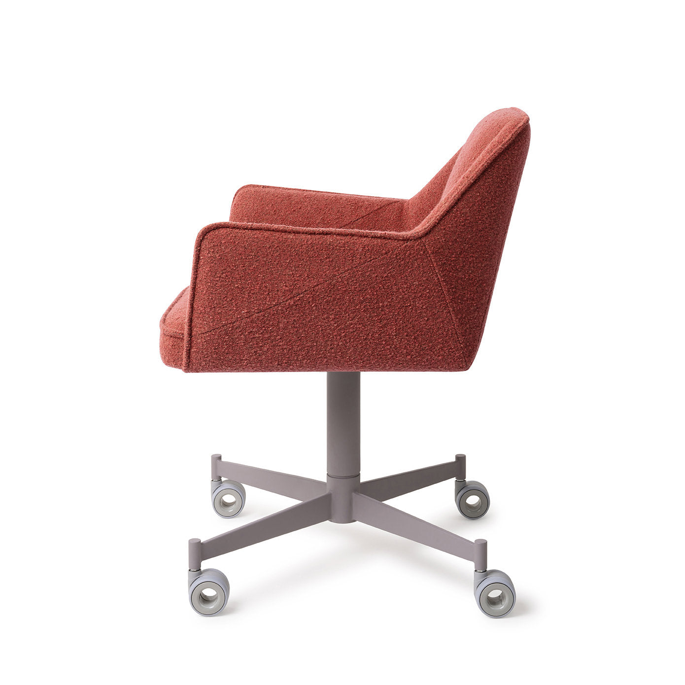 Tome Dining Chair Shabby Saffron Caster Grey