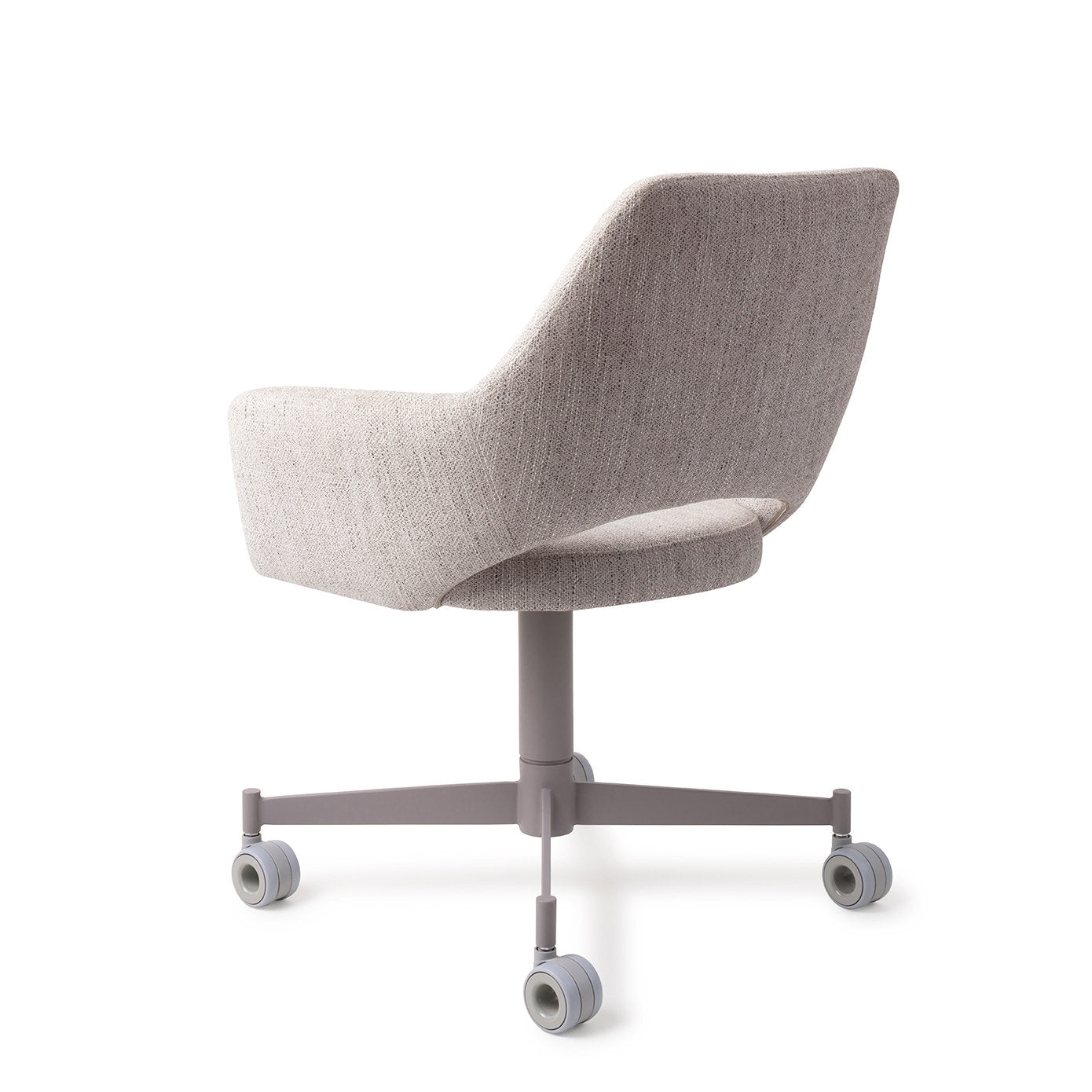Yanai Dining Chair Pigeon Caster Grey