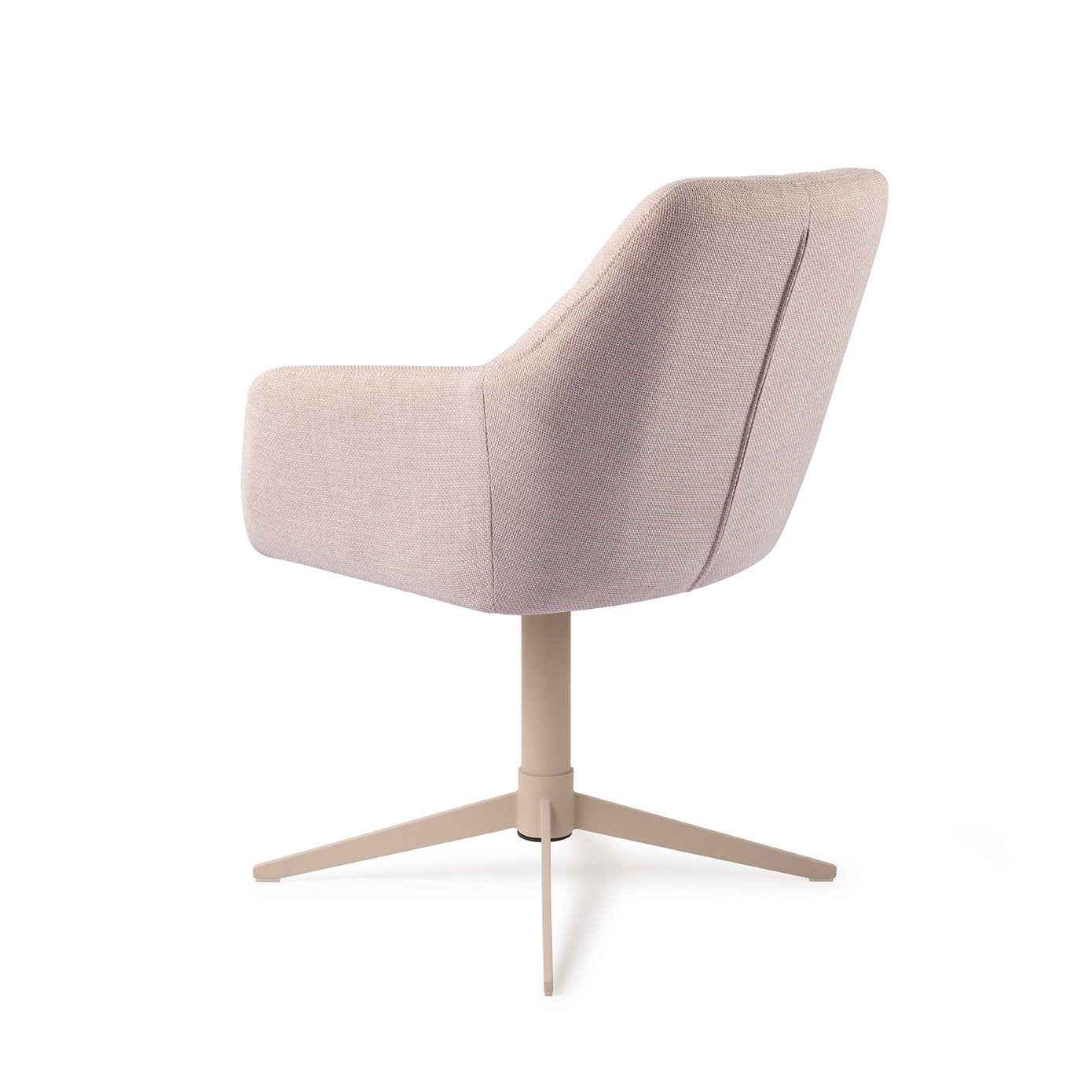 Noto Dining Chair Petal Pink Quad Beige