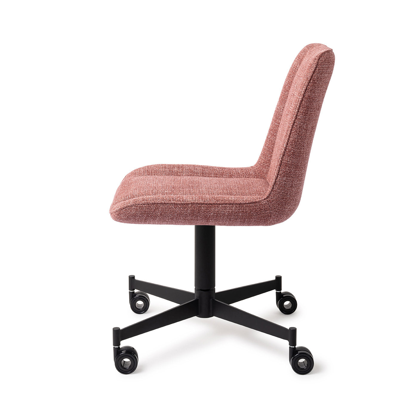 Umedo Dining Chair Scarlet Grain Caster Black