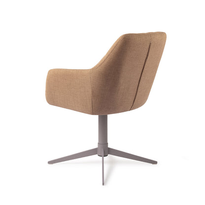 Noto Dining Chair Toasted Toffee Quad Grey