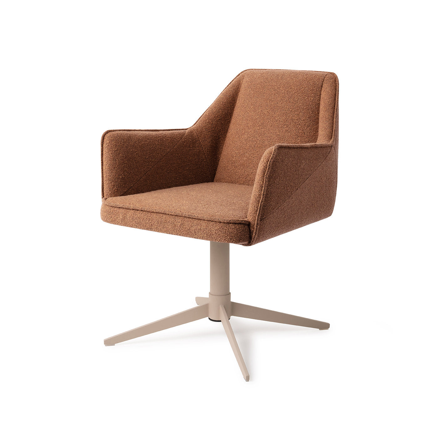 Tome Dining Chair Cinnamon Bun Quad Beige