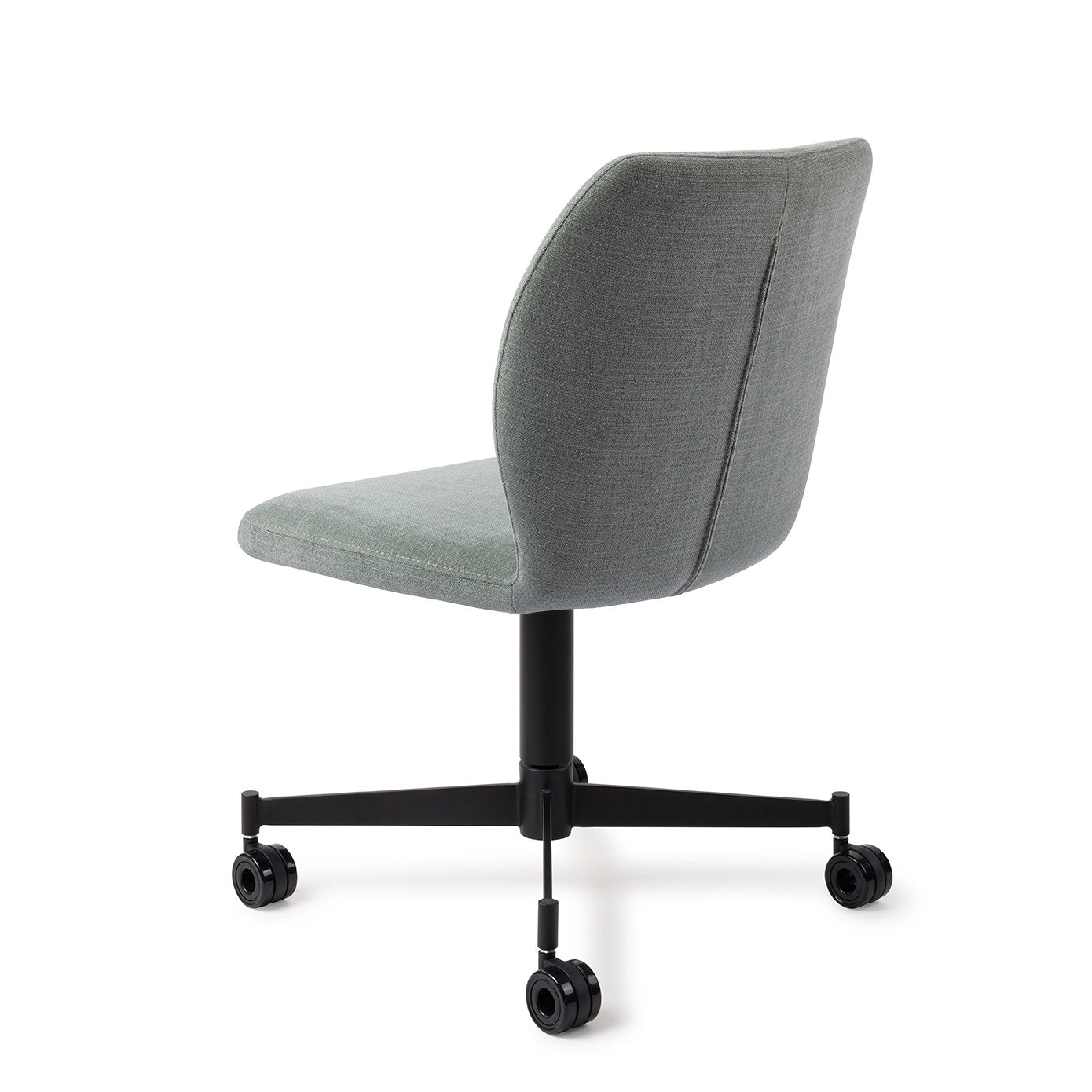 Ikata Dining Chair Breezy Blue Caster Black