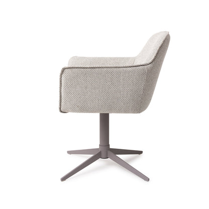 Hofu Dining Chair Checkers Charm Quad Grey