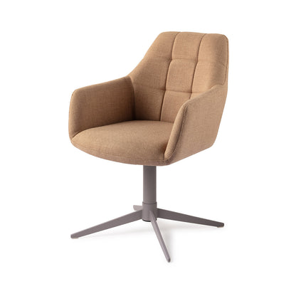 Noto Dining Chair Toasted Toffee Quad Grey