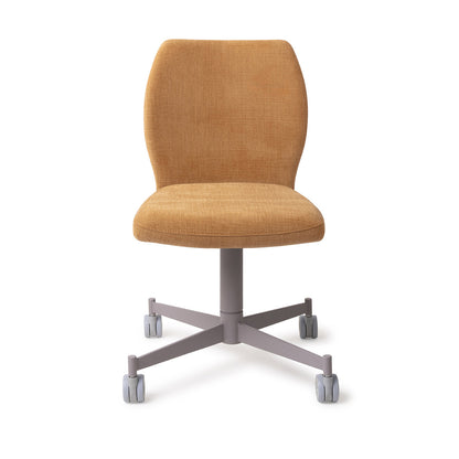 Ikata Dining Chair Honey Harvest Caster Grey
