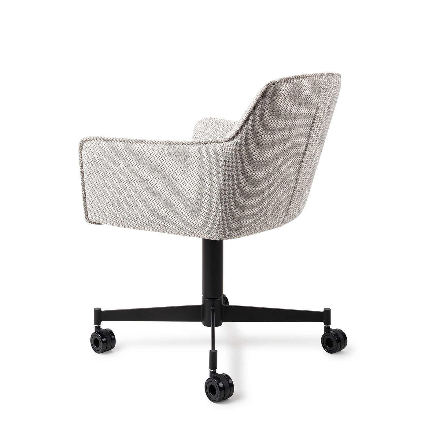 Hofu Dining Chair Checkers Charm Caster Black