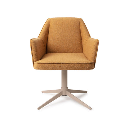 Tome Dining Chair Masai Giraffe Quad Beige