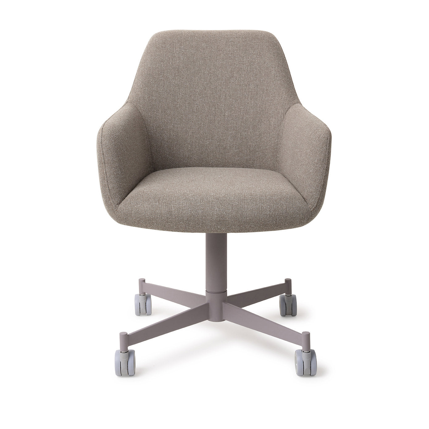 Hiroo Dining Chair Foggy Fusion Caster Grey