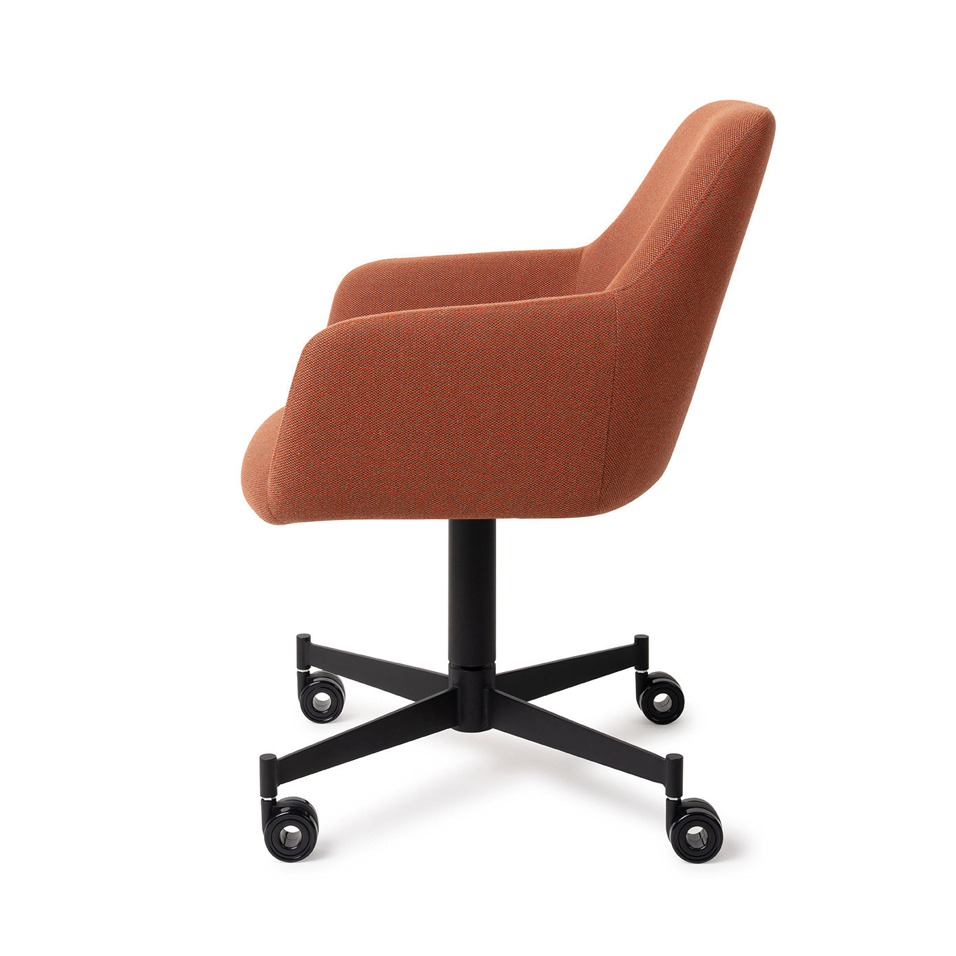 Hiroo Dining Chair Hearth Harmony Caster Black