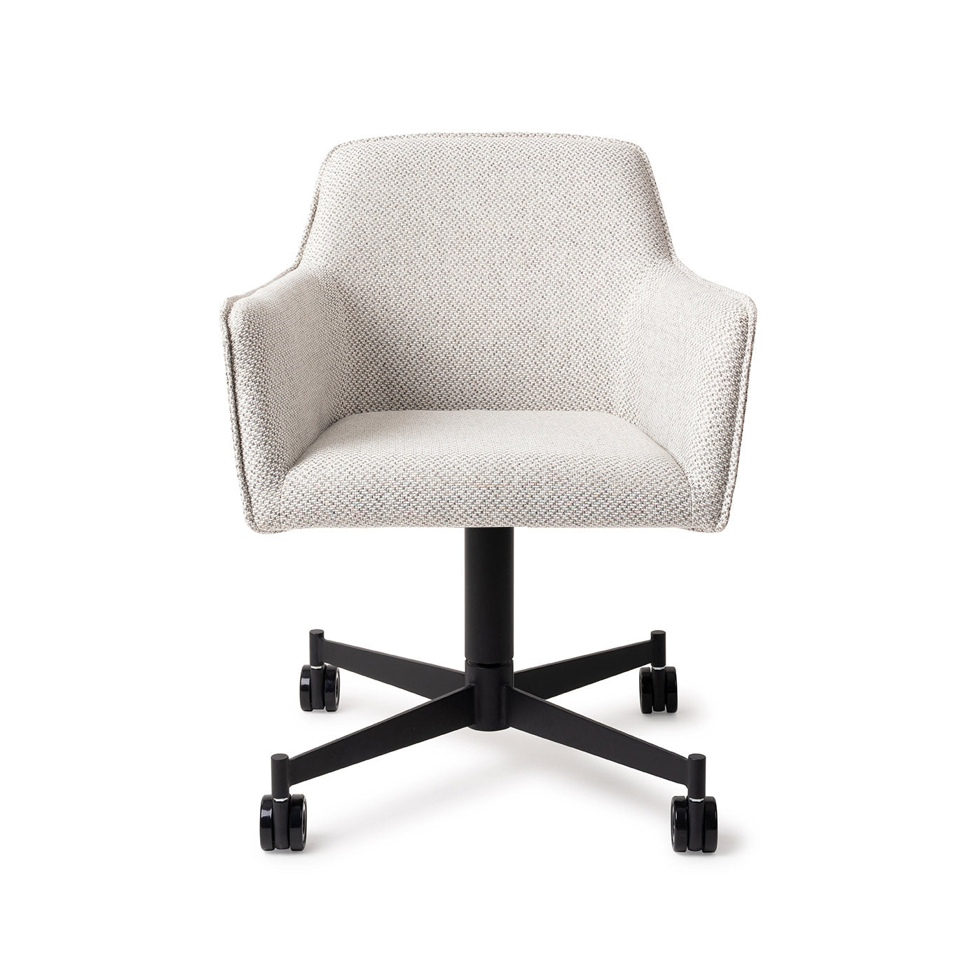 Hofu Dining Chair Checkers Charm Caster Black