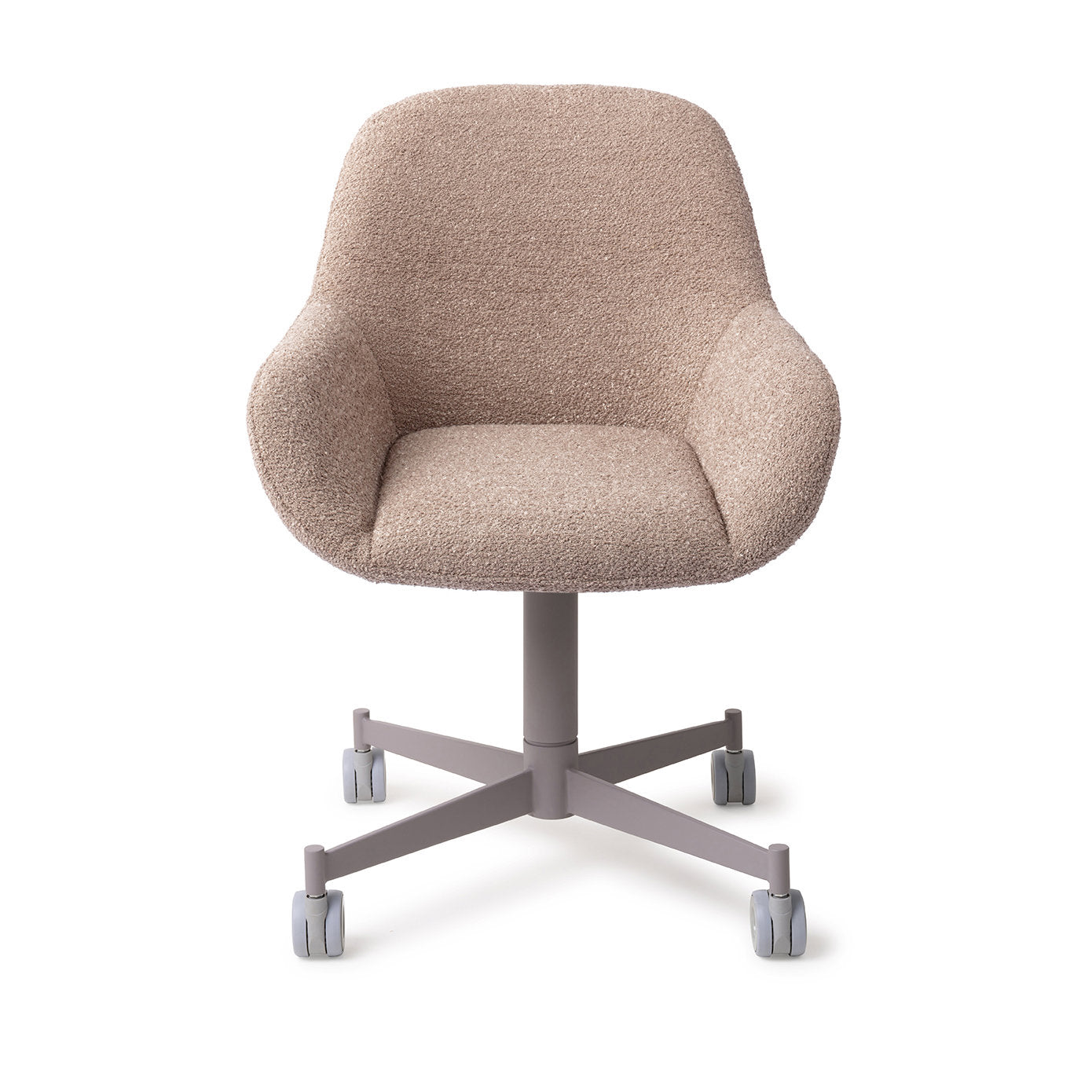 Kushi Dining Chair Stone Haze Caster Grey