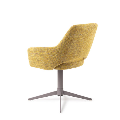 Yanai Dining Chair Lemon Lines Quad Grey
