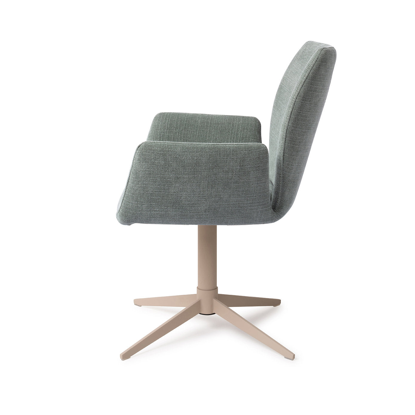 Misaki Dining Chair Breezy Blue Quad Beige