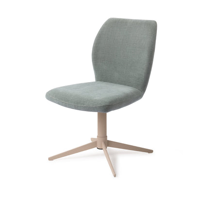 Ikata Dining Chair Breezy Blue Quad Beige