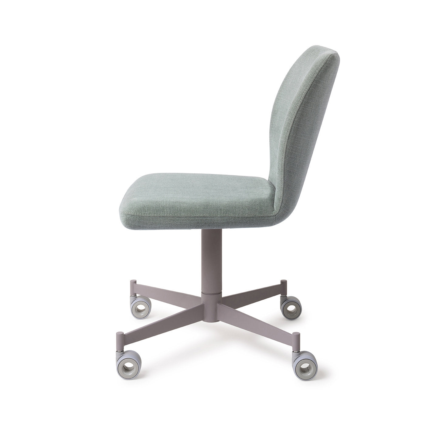 Ikata Dining Chair Breezy Blue Caster Grey