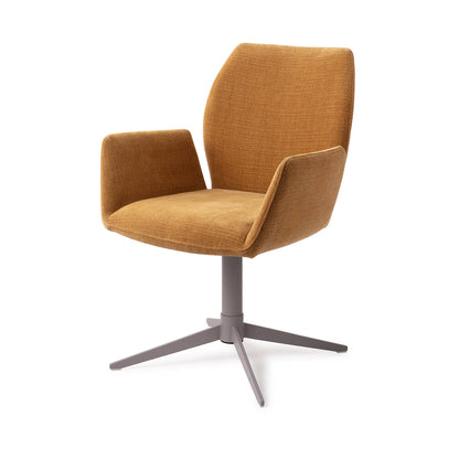 Misaki Dining Chair Honey Harvest Quad Grey