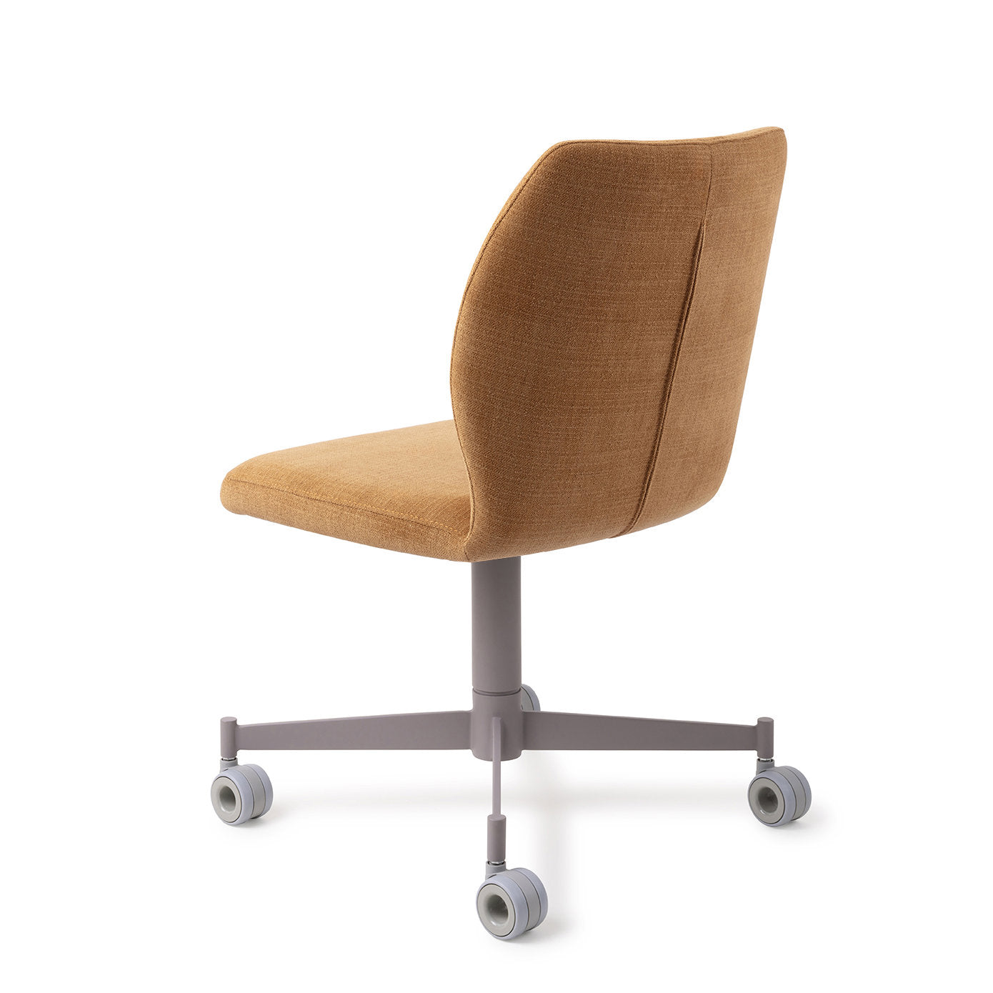 Ikata Dining Chair Honey Harvest Caster Grey