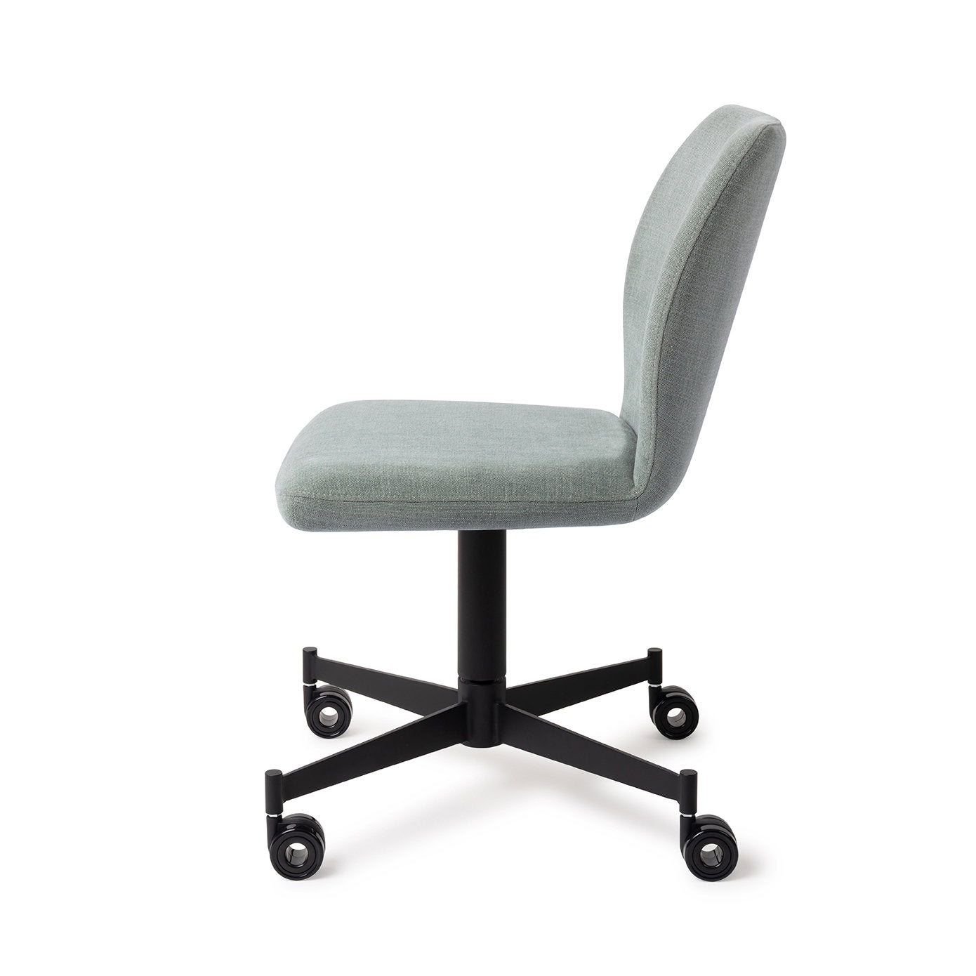 Ikata Dining Chair Breezy Blue Caster Black