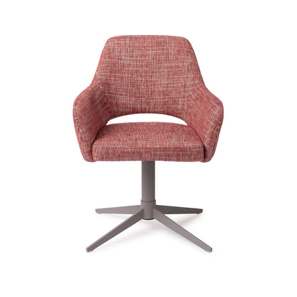 Yanai Dining Chair Berry Bars Quad Grey