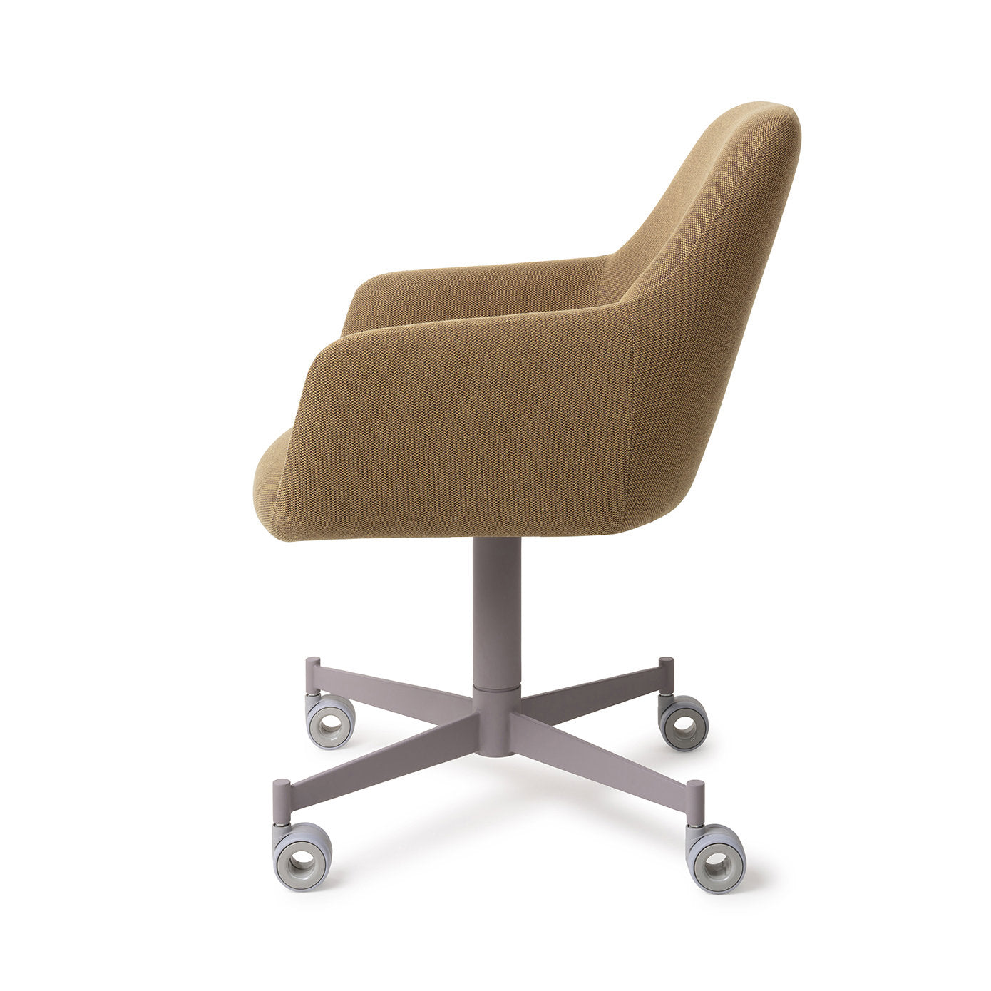 Hiroo Dining Chair Willow Caster Grey