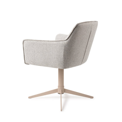 Hofu Dining Chair Checkers Charm Quad Beige