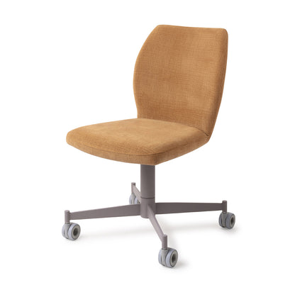Ikata Dining Chair Honey Harvest Caster Grey