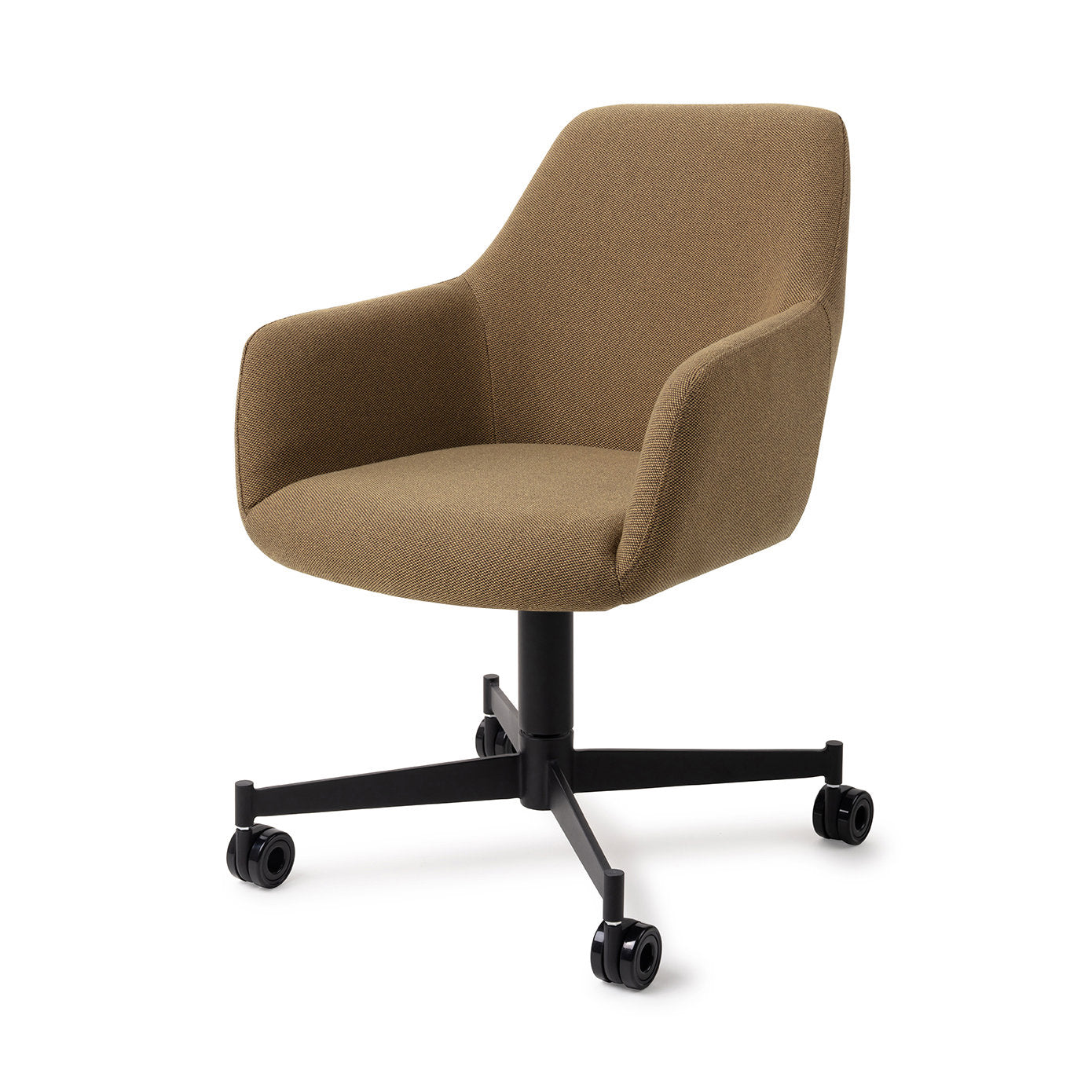 Hiroo Dining Chair Willow Caster Black