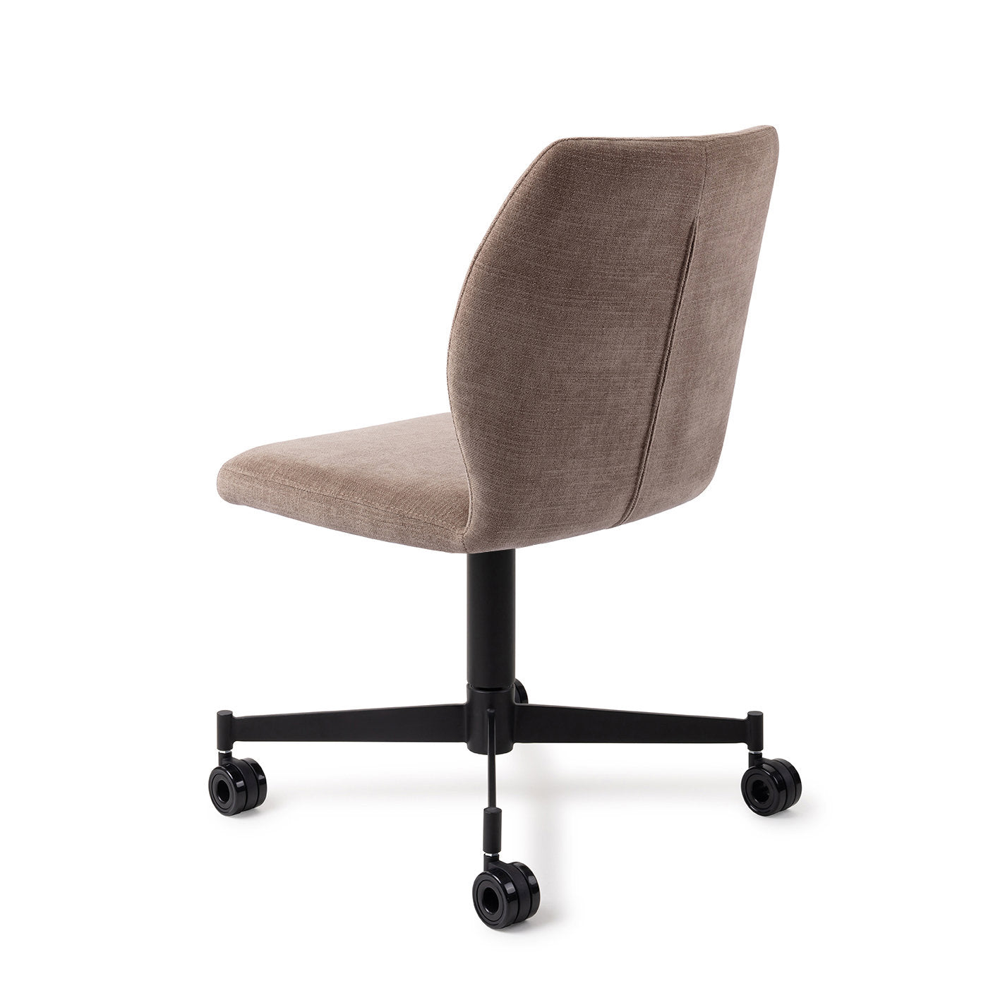 Ikata Dining Chair Mocha Mist Caster Black