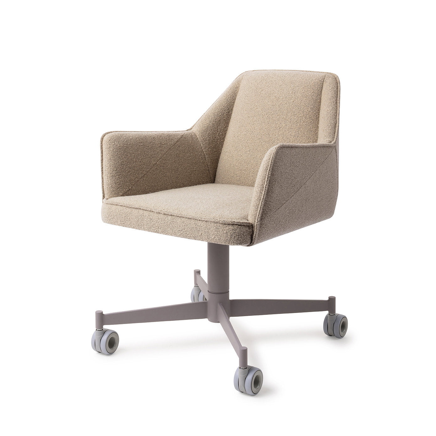 Tome Dining Chair Great Greige Caster Grey