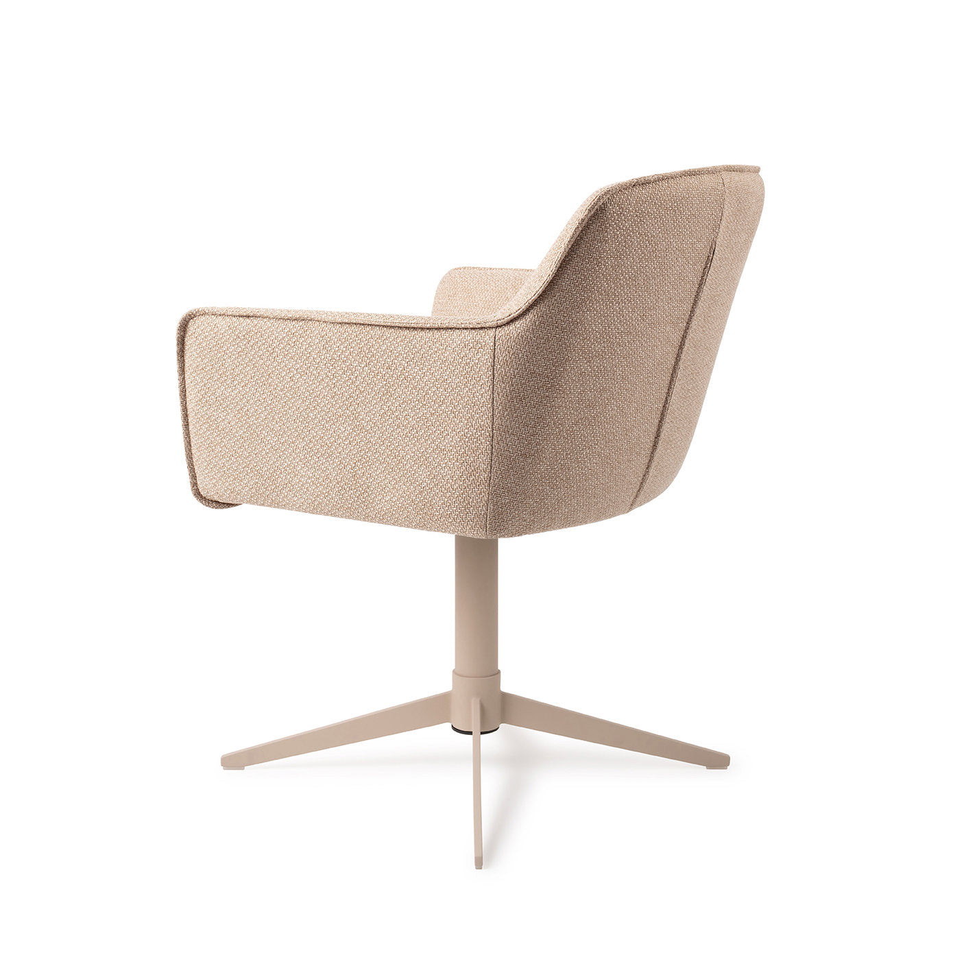 Hofu Dining Chair Wild Walnut Quad Beige