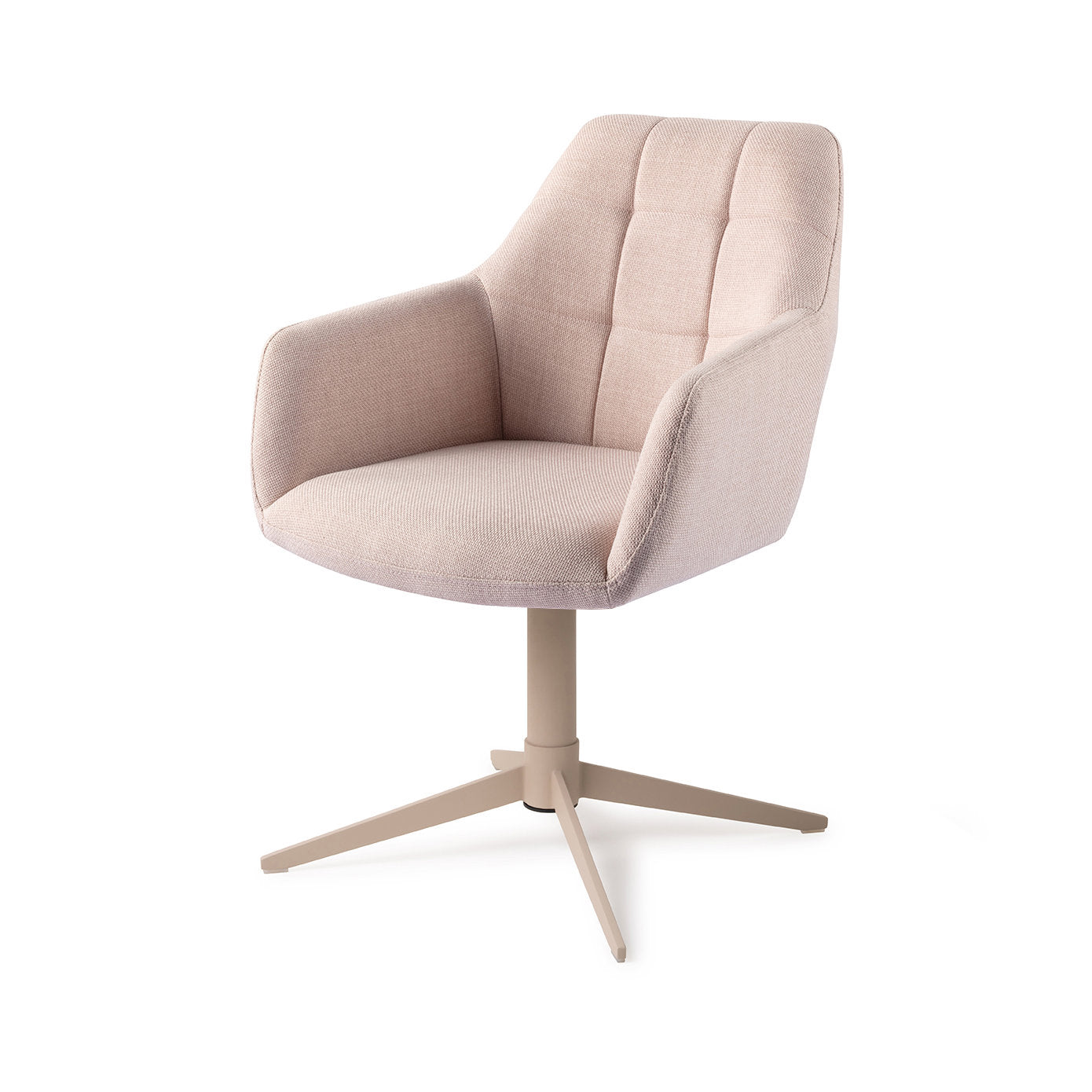 Noto Dining Chair Petal Pink Quad Beige