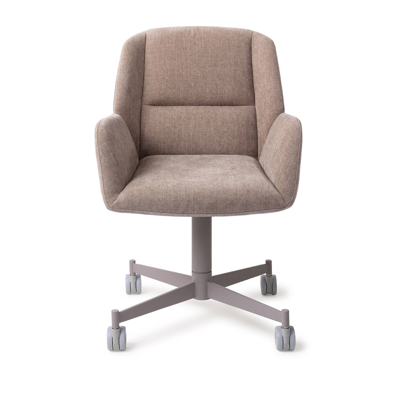Myoko Dining Chair Greystones Caster Grey