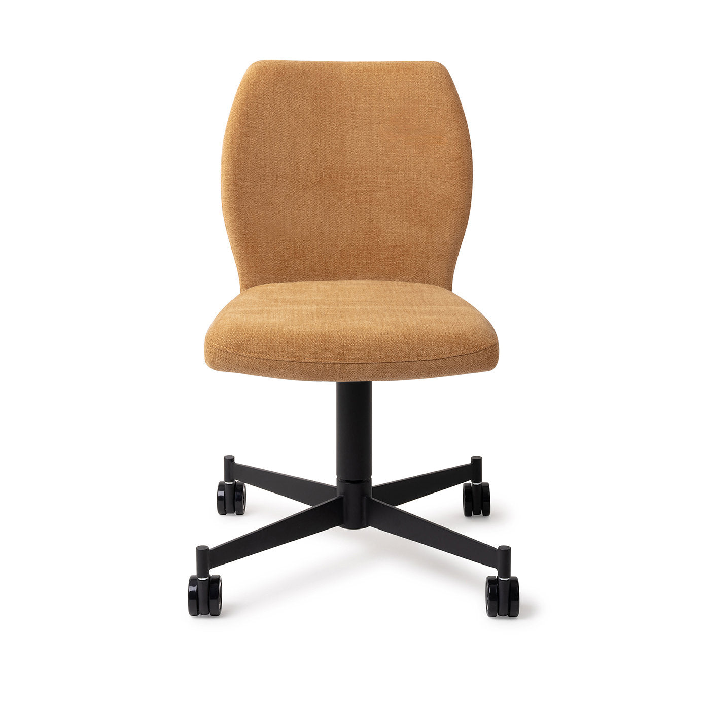 Ikata Dining Chair Honey Harvest Caster Black