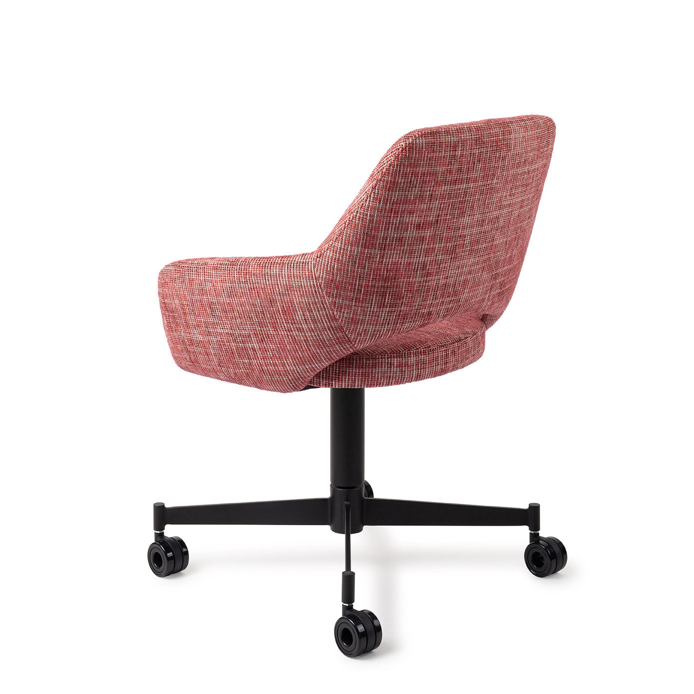 Yanai Dining Chair Berry Bars Caster Black