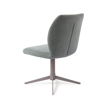 Ikata Dining Chair Breezy Blue Quad Grey