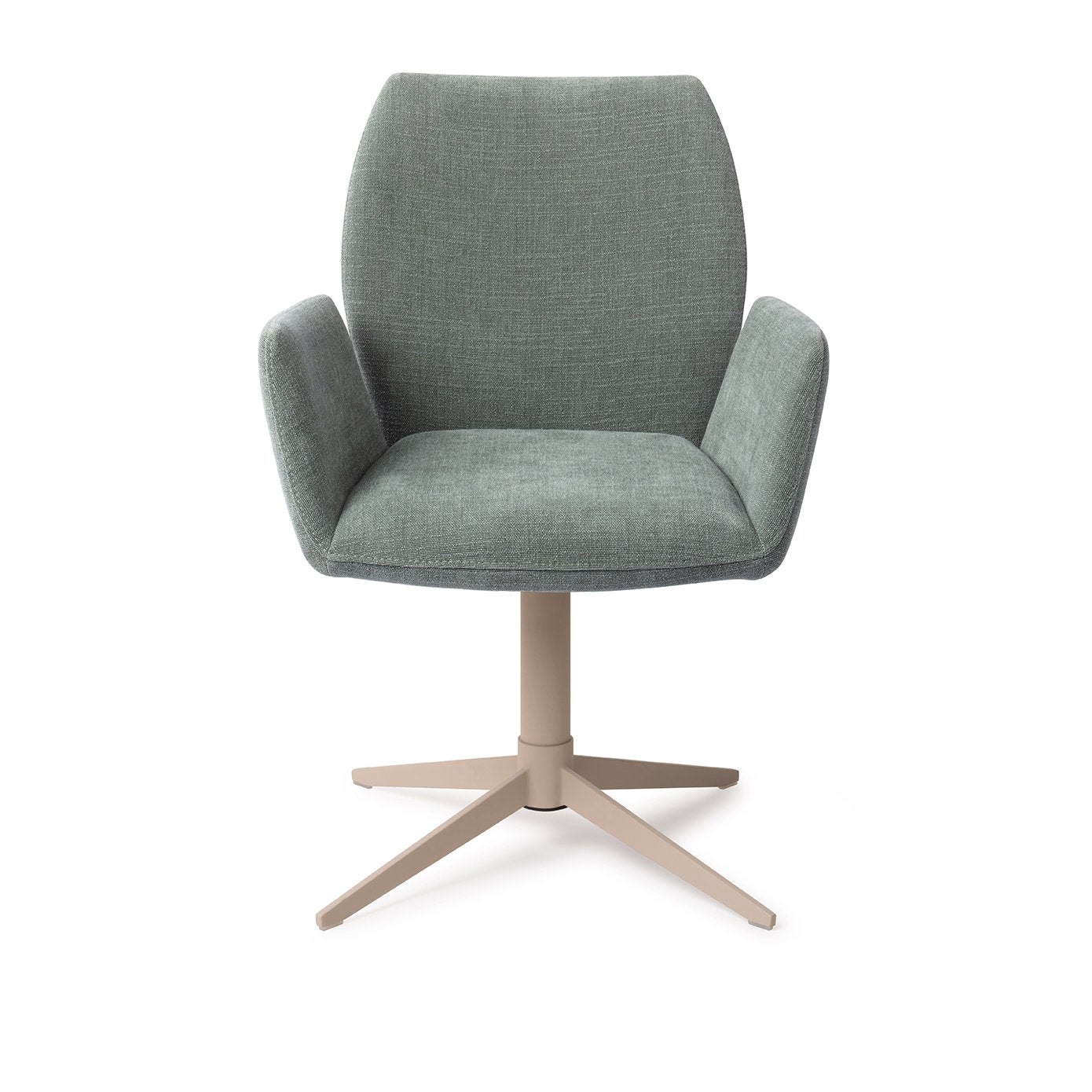 Misaki Dining Chair Breezy Blue Quad Beige