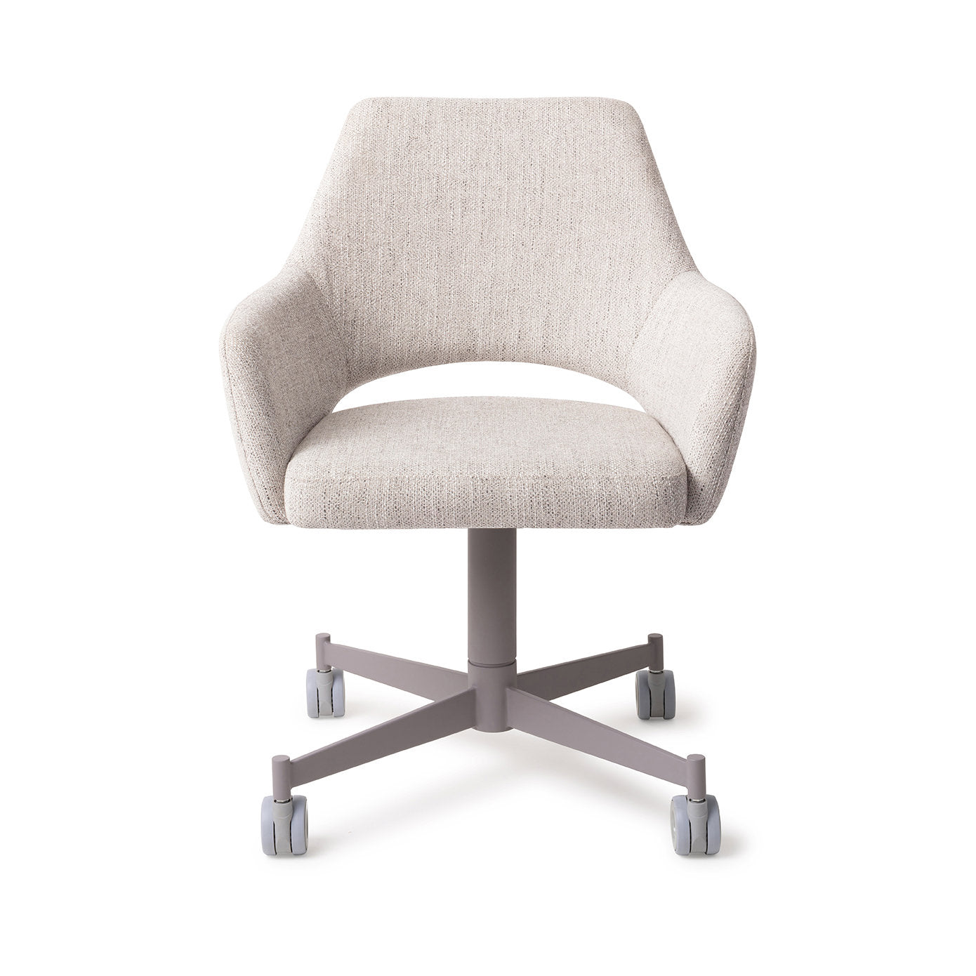 Yanai Dining Chair Pigeon Caster Grey