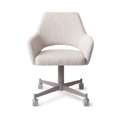 Yanai Dining Chair Pigeon Caster Grey