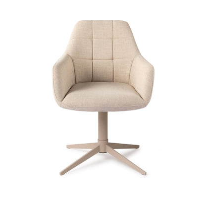 Noto Dining Chair Overnight Oats Quad Beige