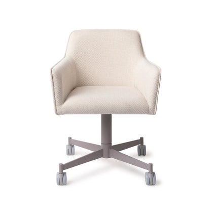 Hofu Dining Chair Enoki Caster Grey