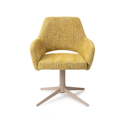 Yanai Dining Chair Lemon Lines Quad Beige